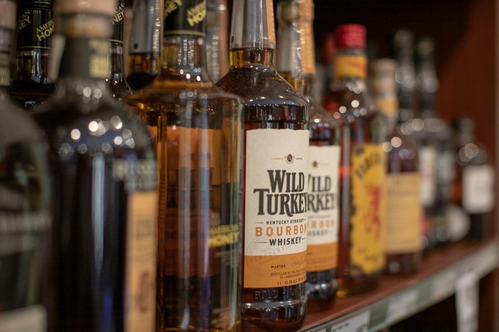 Whiskey at Bottle Shop