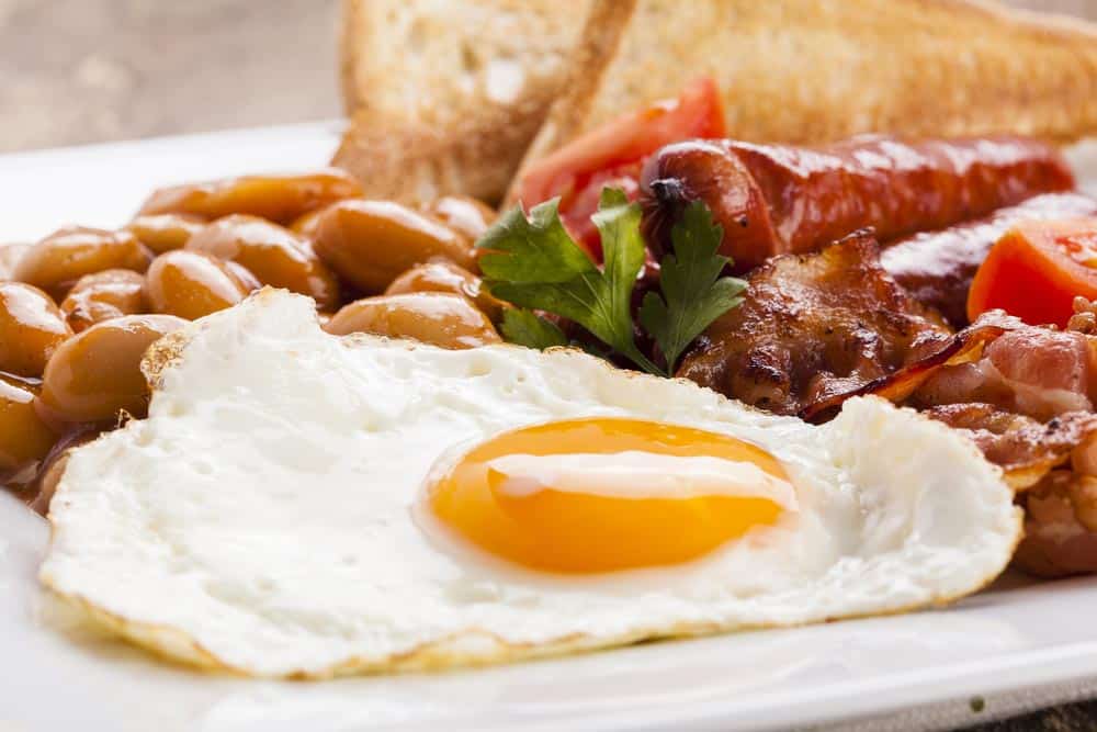 English Breakfast With Bacon