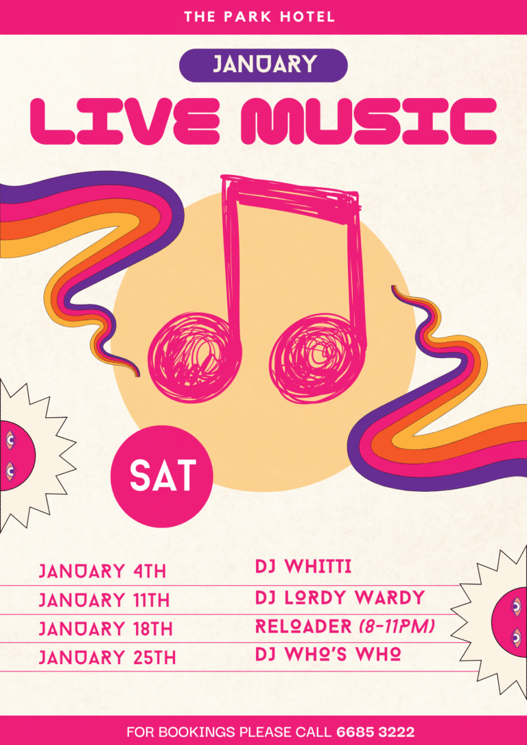 January Live Music at The Park Hotel motel in Suffolk Park